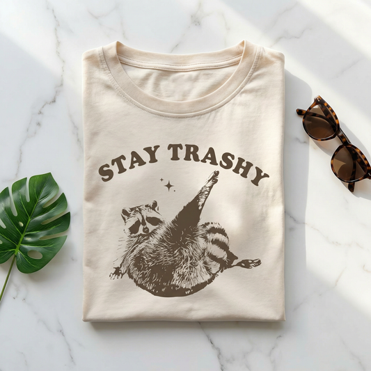 Vintage 90s Funny Racoon T-shirt