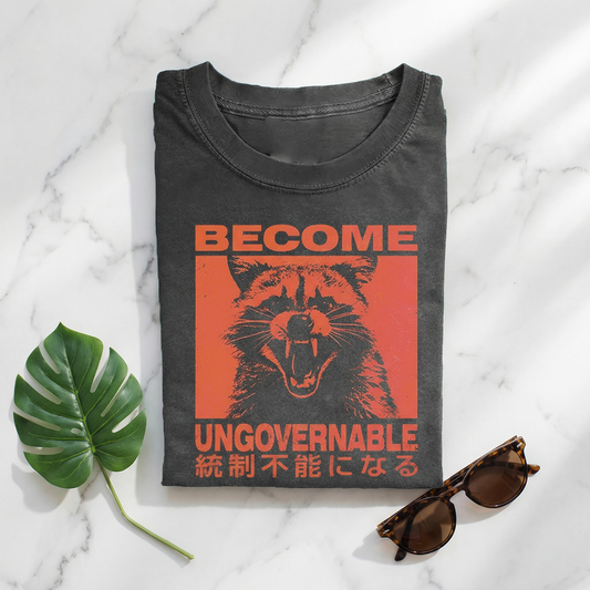 Ungovernable Raccoon T-shirt