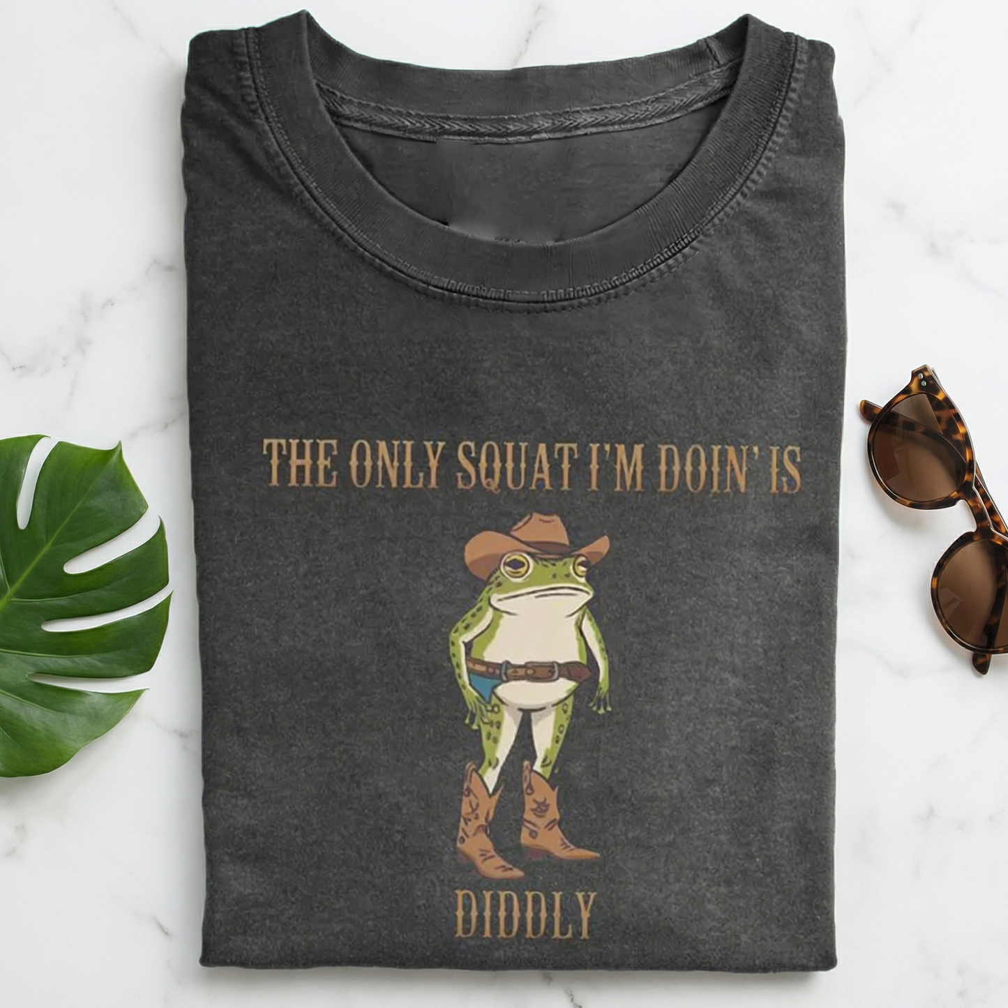 Funny Cowboy Frog T-shirt
