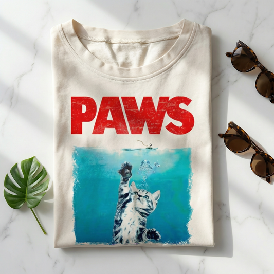 Paws Kitten Jaws Cute Cat Fun T-Shirt