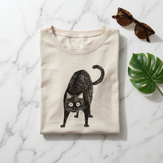 Alert Cat T-shirt