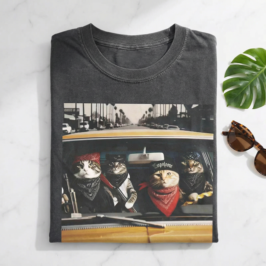 Funny Cat Graphics T-shirt