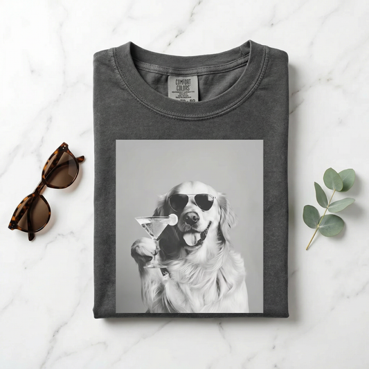 Vintage Funny Golden Retriever T-shirt
