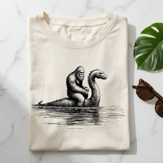Funny Sasquatch Graphic Big Foot T-shirt