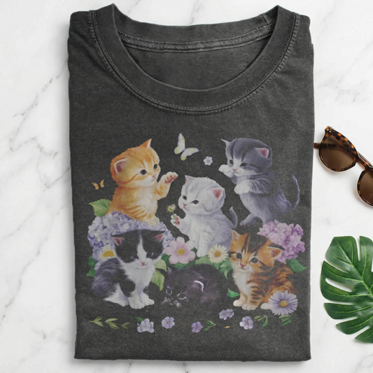Cottagecore Cat T-Shirt