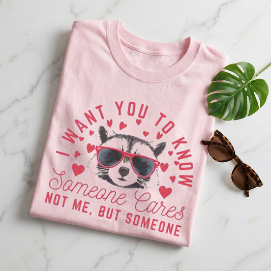 Sarcastic Raccoon Valentines Day T-shirt
