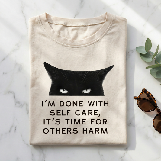 Cat That Gave Up Self-comfort T-shirt