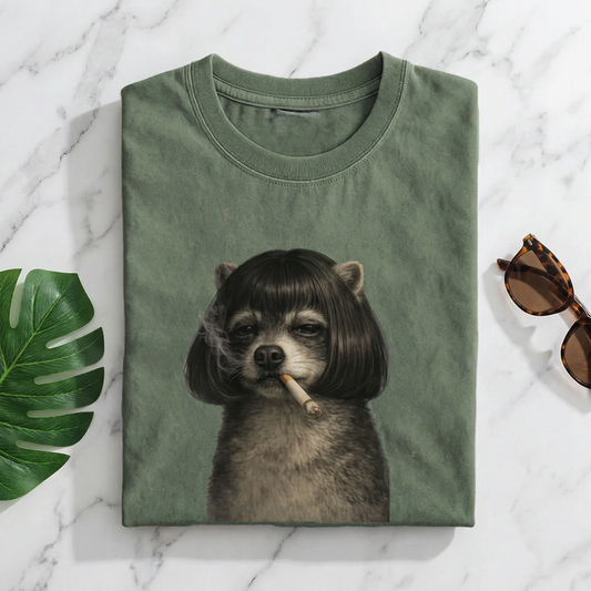 Smoking Raccoon T-shirt