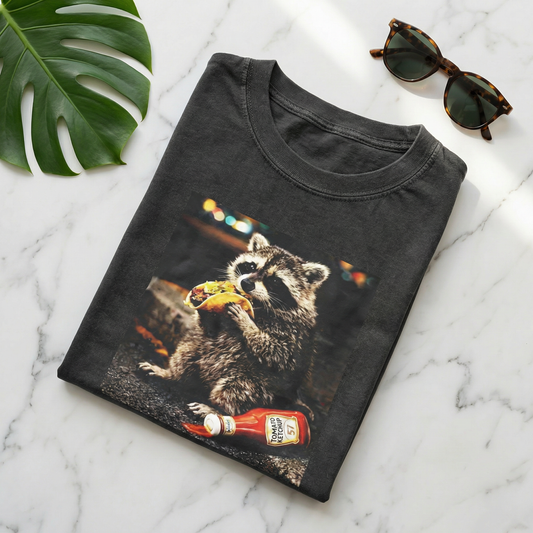 Raccoon Eating Tacos T-shirt