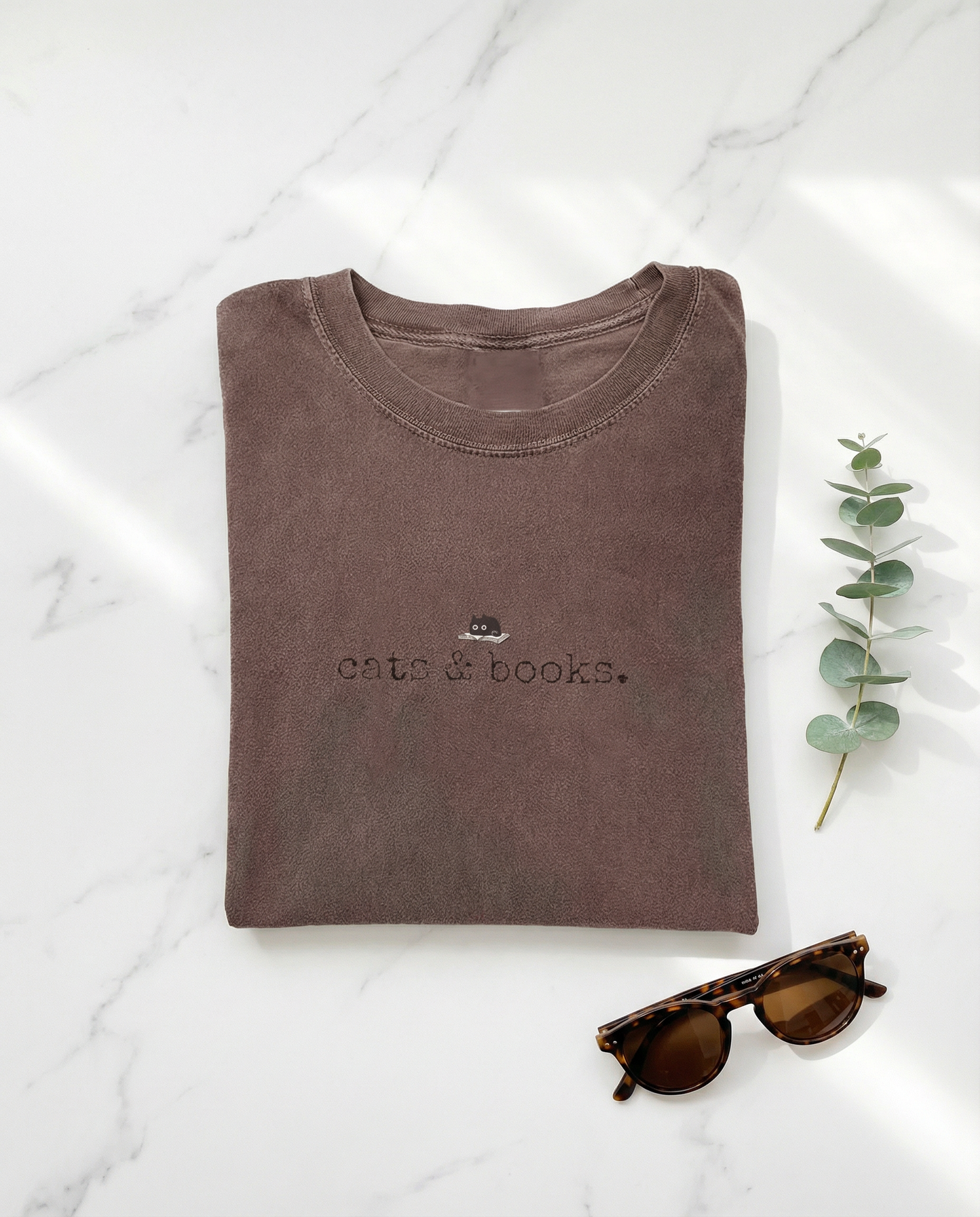 Cats and Books T-shirt