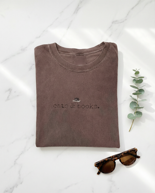 Cats and Books T-shirt