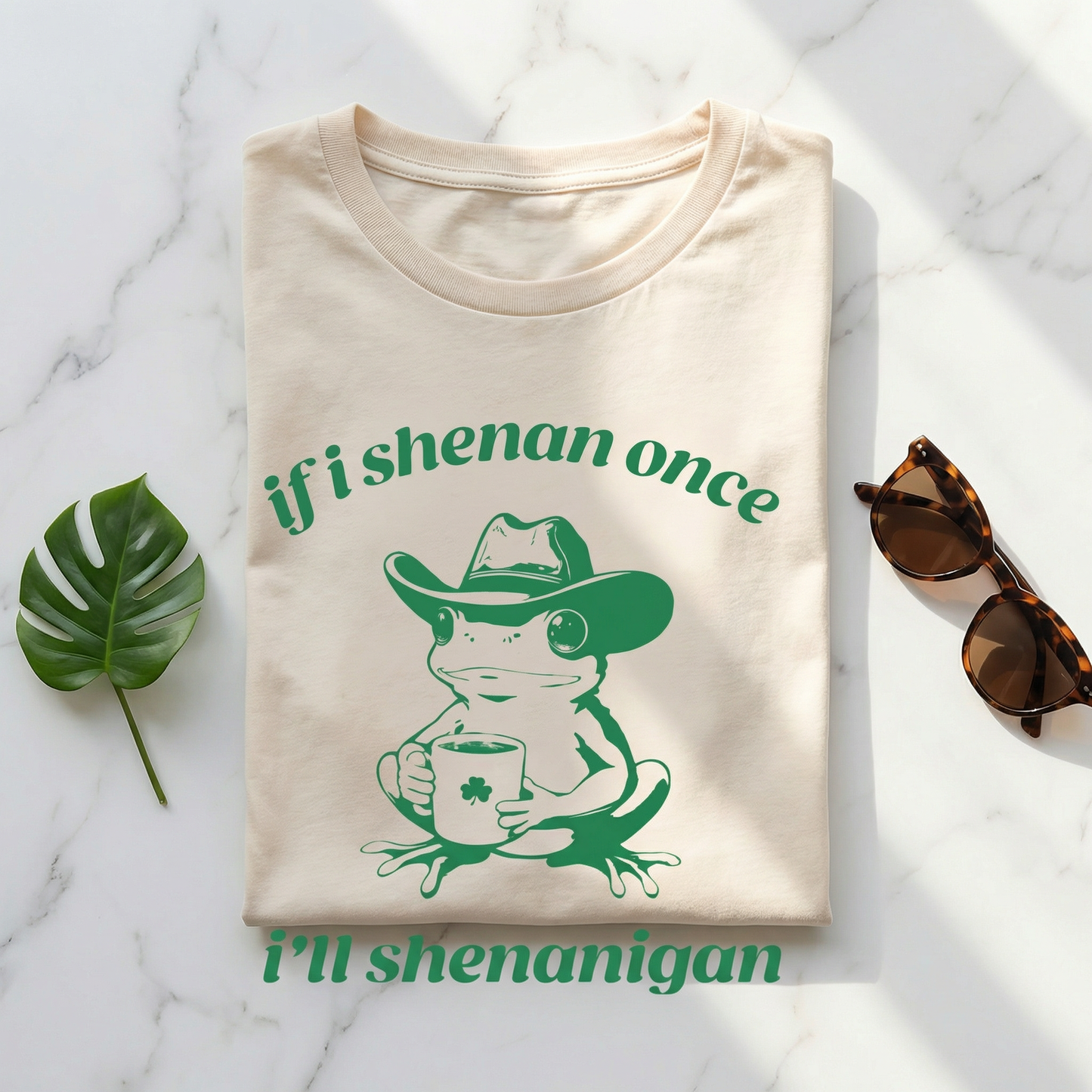 Frog If I Shenan Once I'll Shenanigan Funny T-shirt